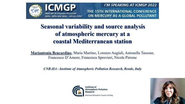Seasonal variability and source analysis of atmospheric mercury at a coastal Mediterranean station